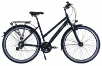 Hawk Bikes Trekking Lady Premium Black 2023 28" Trapez Hawk Bikes Trekking Lady Premium Black 2023 28" Trapez