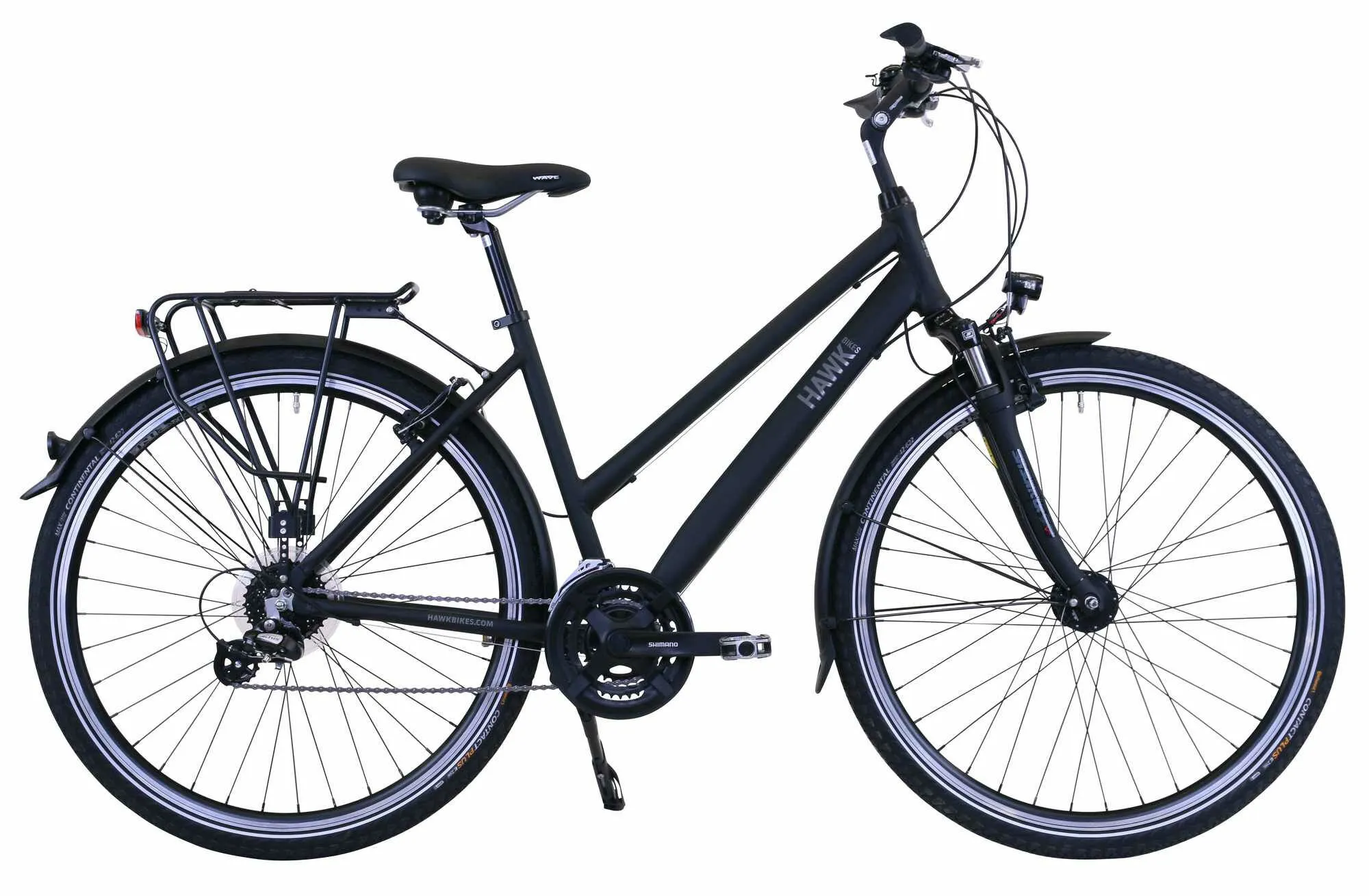 Hawk Bikes Trekking Lady Premium Black 2023 28" Trapez Hawk Bikes Trekking Lady Premium Black 2023 28" Trapez