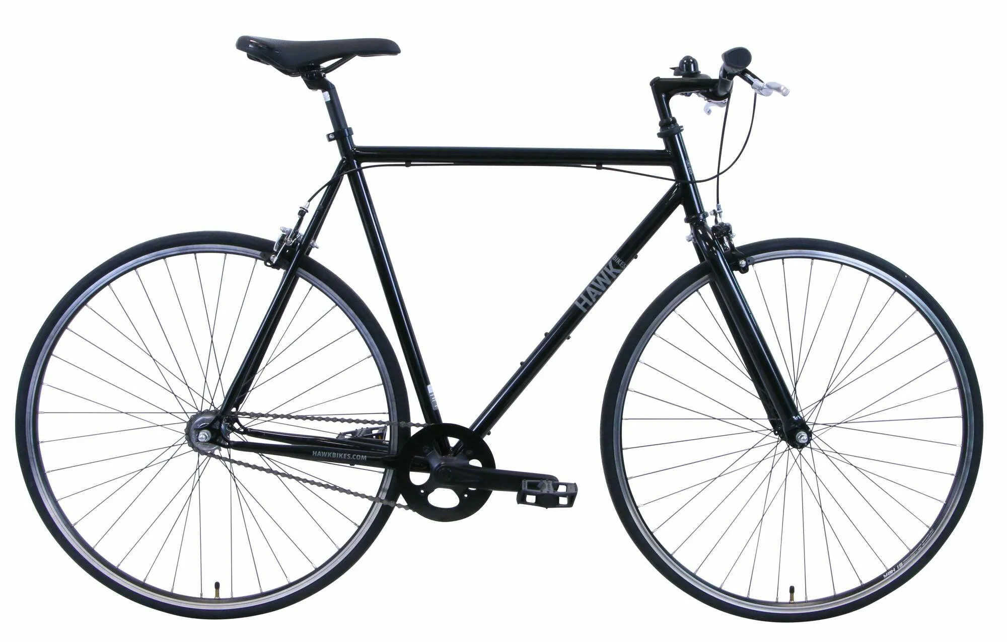 Hawk Bikes Vintage Singlespeed Black 28" Diamant Hawk Bikes Vintage Singlespeed Black 28" Diamant