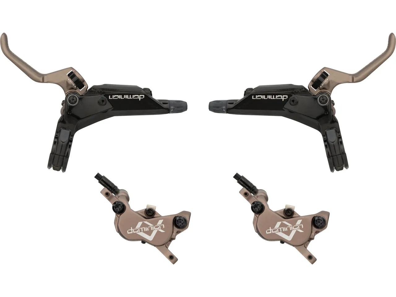 Hayes Dominion A4 v+h Set Scheibenbremse, Braun, Satz (VR + HR)