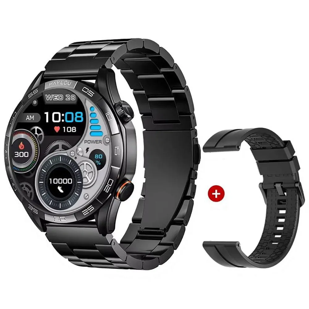 Haylou Solar 5 Smartwatch 2 Einheiten, Black Haylou Solar 5 Smartwatch 2 Einheiten, Black