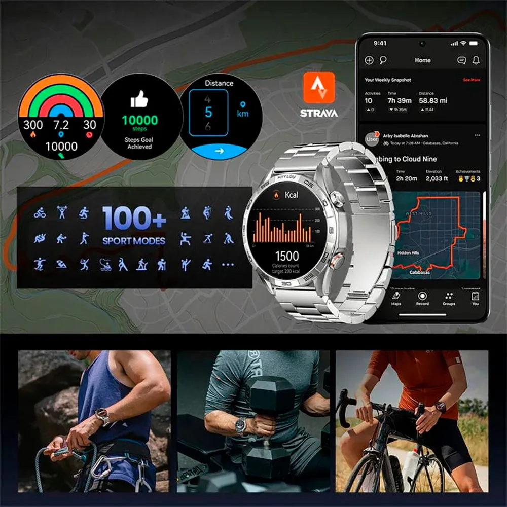 Haylou Solar 5 Smartwatch 2 Einheiten, Black