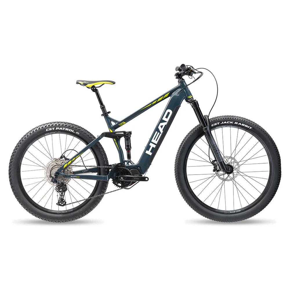 Head Bike Durango 27.5´´ Elektrische Mountainbike, Grey / lime, 43, 725Wh