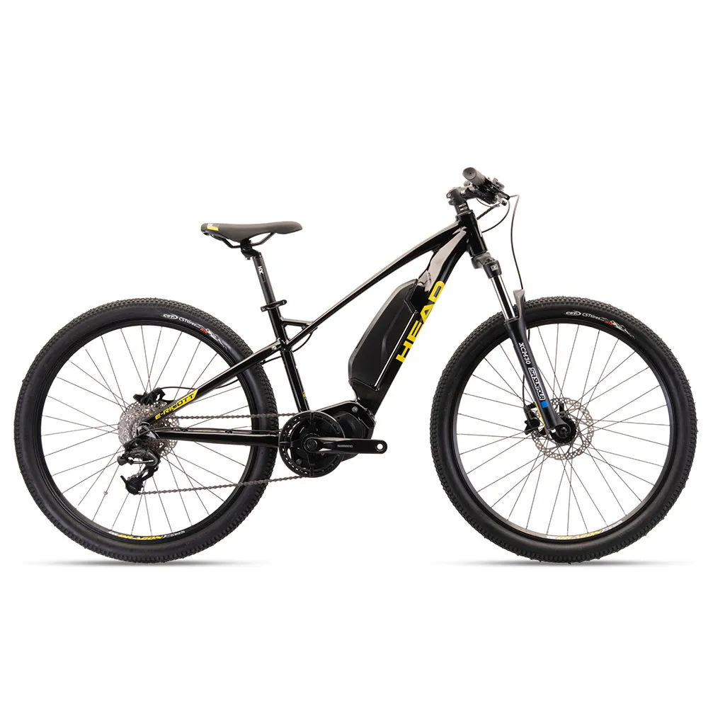 Head Bike E Ridott 26´´ Elektrische Mountainbike, Black / yellow, 36, 418Wh