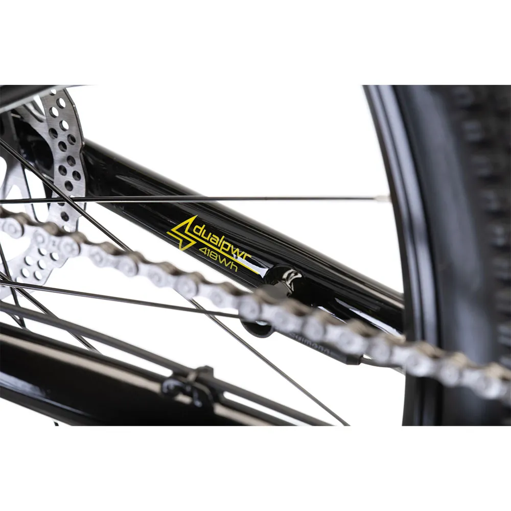Head Bike E Ridott 26´´ Elektrische Mountainbike, Black / yellow, 36, 418Wh