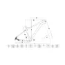 Head Bike E Ridott 26´´ Elektrische Mountainbike, Black / yellow, 36, 418Wh
