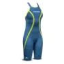 Head Liquid Fire Core Offener Rücken Wettkampfbadeanzug female, Blue / yellow