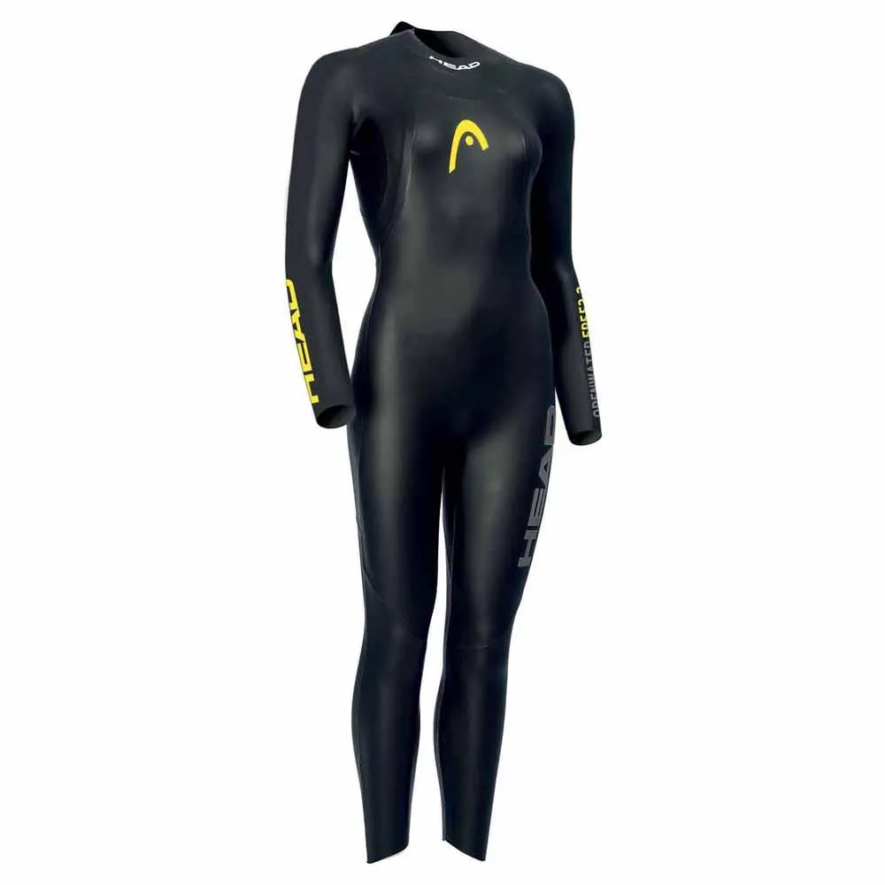 Head Openwater Free Neoprenanzug Für Damen 3/2 Mm unisex, Black / yellow, XL