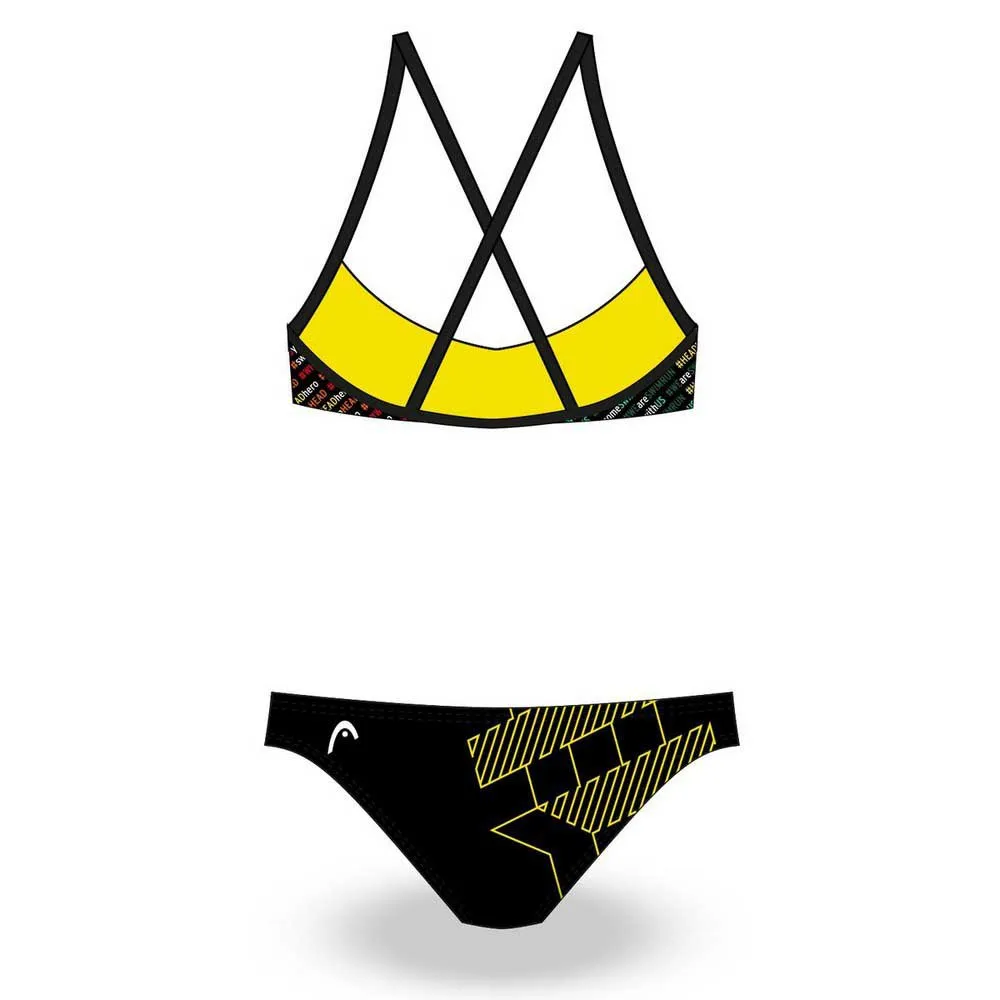 Head Team Printed Low Bikini, Coloured, 8Y Head Team Printed Low Bikini, Coloured, 8Y