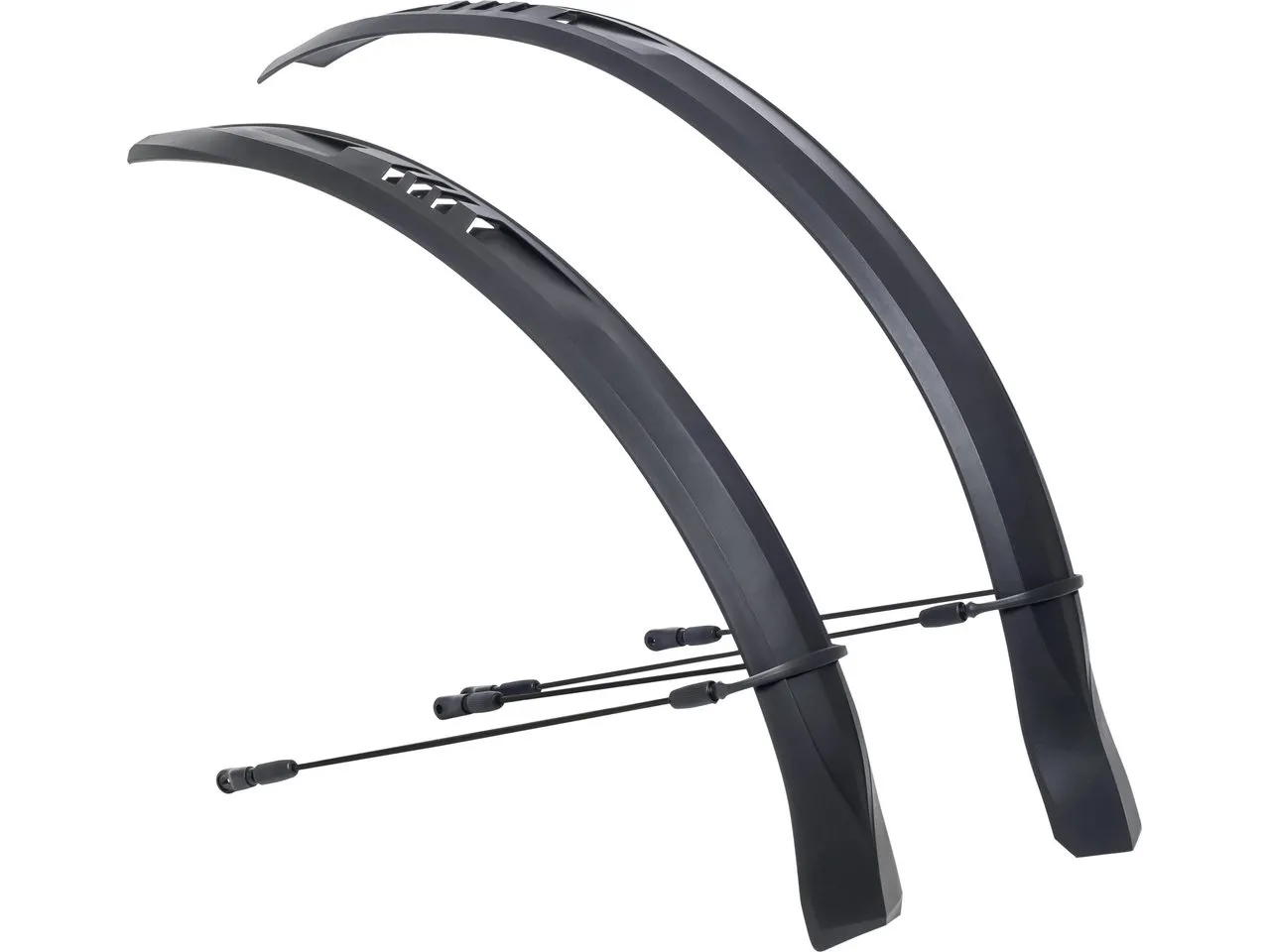 Hebie Viper S Schutzblech Set mit curVIP Streben, Schwarz, 26"-29" Hebie Viper S Schutzblech Set mit curVIP Streben, Schwarz, 26"-29"