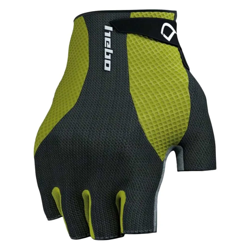 Hebo Route Kurze Handschuhe, Lime Hebo Route Kurze Handschuhe, Lime