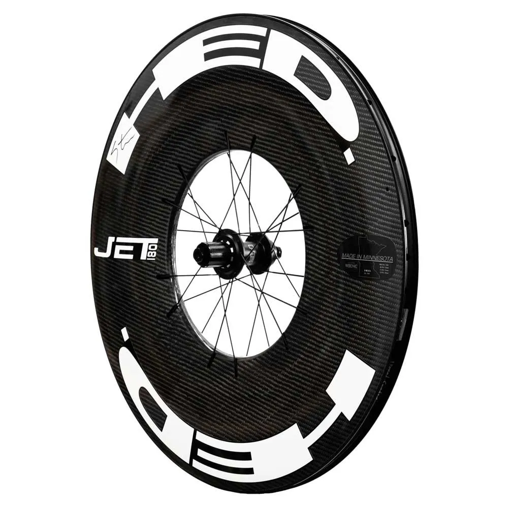 HED Jet 180 Cl Disc Tubeless Rennrad-hinterrad, Black, 12 x 142mm, Sram XDR HED Jet 180 Cl Disc Tubeless Rennrad-hinterrad, Black, 12 x 142mm, Sram XDR