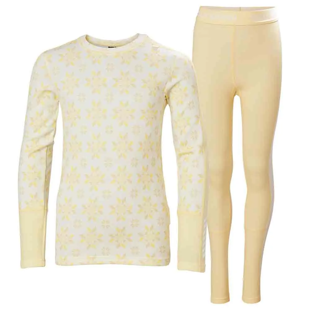 Helly Hansen Graphic Lifa Merino Youth Funktionsunterwäsche-set
