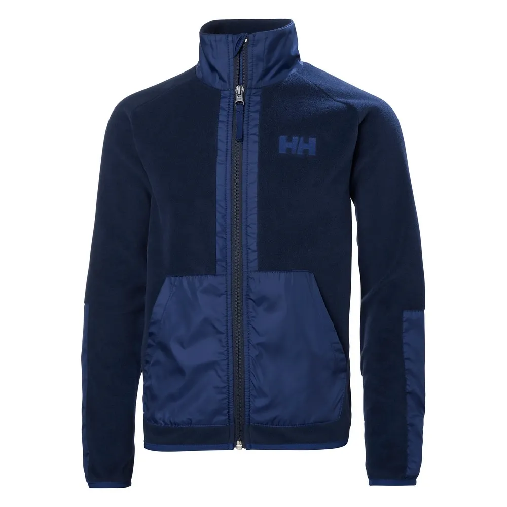 Helly Hansen Junior Marka Fleece Fleece Mit Durchgehendem Reißverschluss, Navy, 8Y