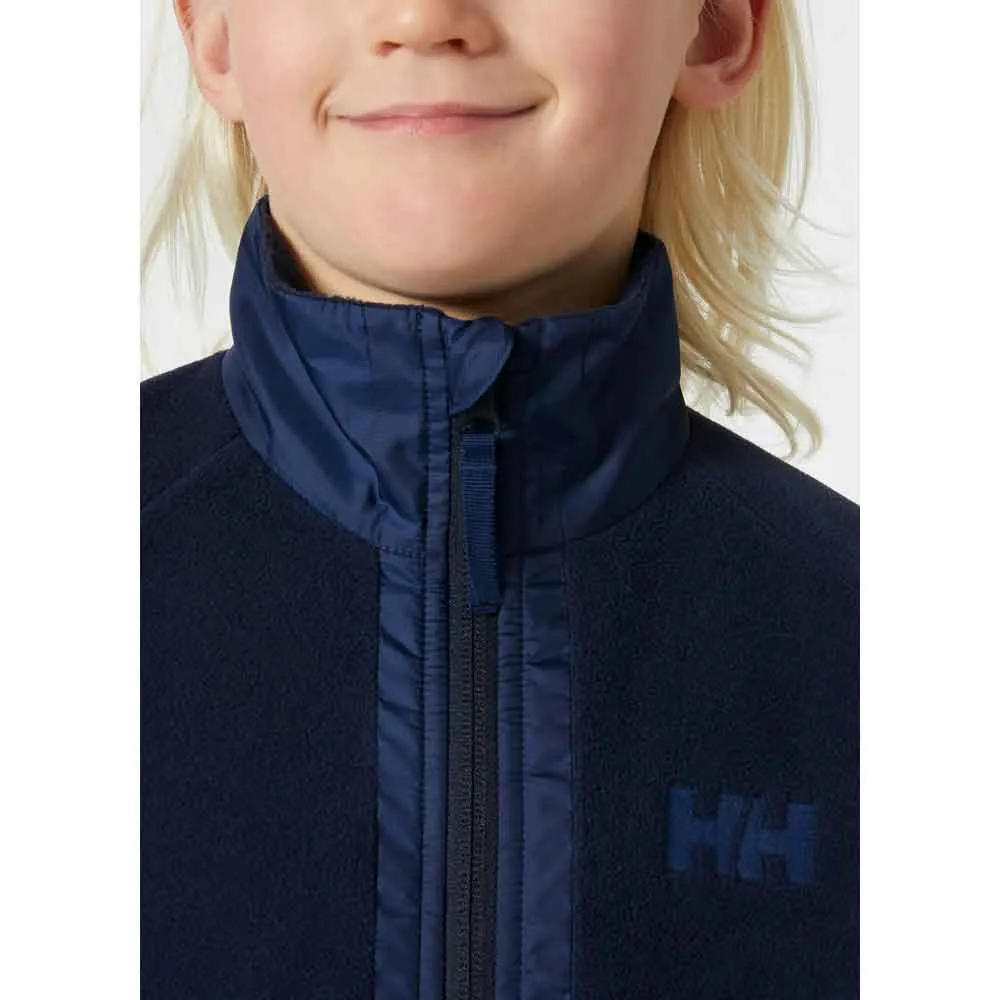 Helly Hansen Junior Marka Fleece Fleece Mit Durchgehendem Reißverschluss, Navy, 8Y