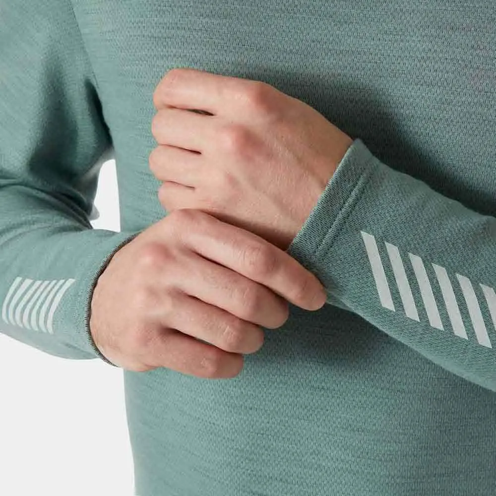 Helly Hansen Lifa Merino Midweight Langarm-t-shirt male, Cactus Helly Hansen Lifa Merino Midweight Langarm-t-shirt male, Cactus