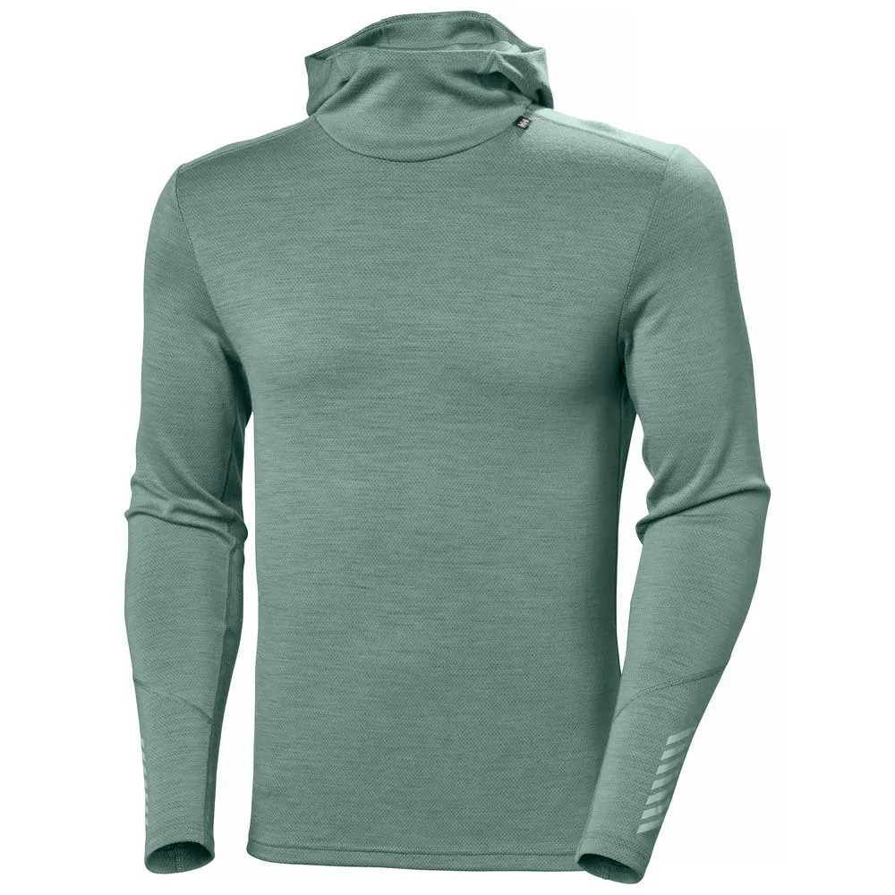 Helly Hansen Lifa Merino Midweight Langarm-t-shirt male, Cactus Helly Hansen Lifa Merino Midweight Langarm-t-shirt male, Cactus