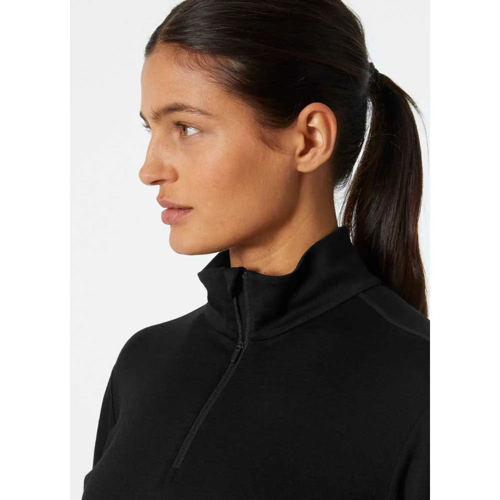 Helly Hansen Merino Langarm-baselayer, Black Helly Hansen Merino Langarm-baselayer, Black