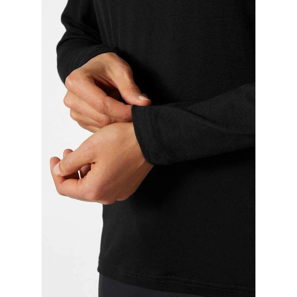 Helly Hansen Merino Langarm-baselayer, Black Helly Hansen Merino Langarm-baselayer, Black