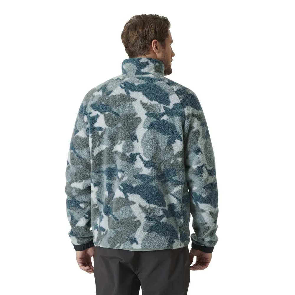 Helly Hansen Panorama Printed Pile Snap Fleece Mit Durchgehendem Reißverschluss