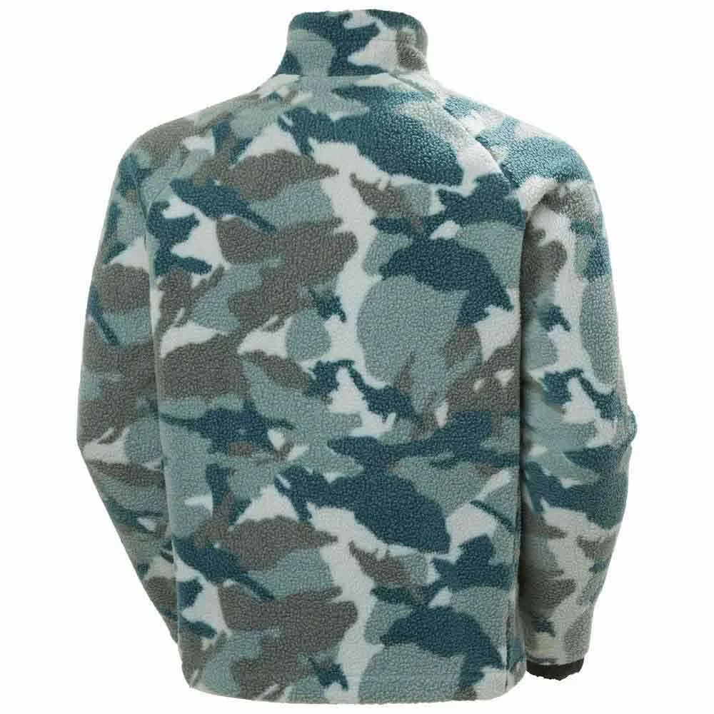 Helly Hansen Panorama Printed Pile Snap Fleece Mit Durchgehendem Reißverschluss
