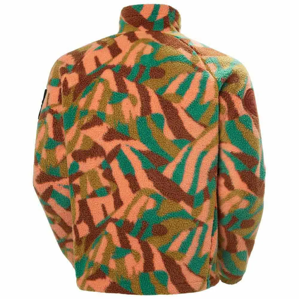 Helly Hansen Panorama Printed Pile Snap Fleece Mit Durchgehendem Reißverschluss Helly Hansen Panorama Printed Pile Snap Fleece Mit Durchgehendem Reißverschluss