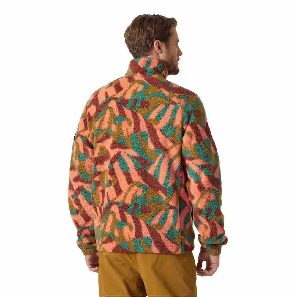 Helly Hansen Panorama Printed Pile Snap Fleece Mit Durchgehendem Reißverschluss Helly Hansen Panorama Printed Pile Snap Fleece Mit Durchgehendem Reißverschluss