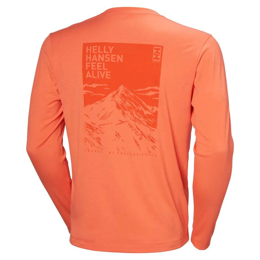 Helly Hansen Skog Graphic Tee Langarm-t-shirt Helly Hansen Skog Graphic Tee Langarm-t-shirt