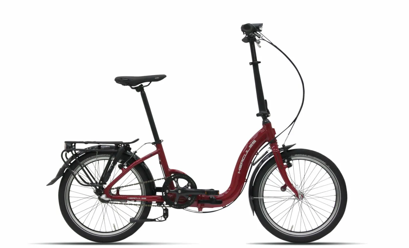 Hercules Versa R3 - 20 Zoll 3N-RT Faltrad, Rot, Unisize Hercules Versa R3 - 20 Zoll 3N-RT Faltrad, Rot, Unisize