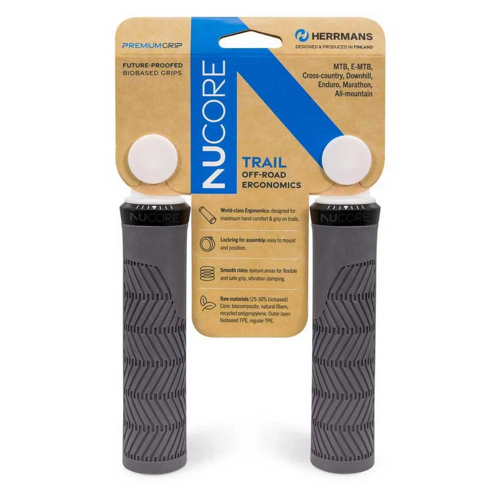 Herrmans Nucore Trail Wave Griffe, Grey, 130mm Herrmans Nucore Trail Wave Griffe, Grey, 130mm