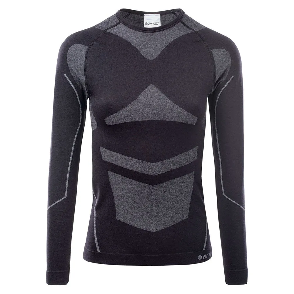 Hi-tec Buraz Top Langarm-baselayer, Black / grey Hi-tec Buraz Top Langarm-baselayer, Black / grey