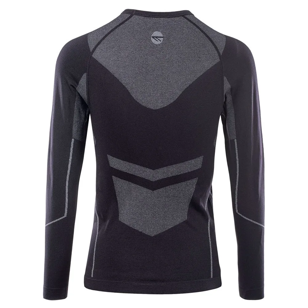 Hi-tec Buraz Top Langarm-baselayer, Black / grey Hi-tec Buraz Top Langarm-baselayer, Black / grey