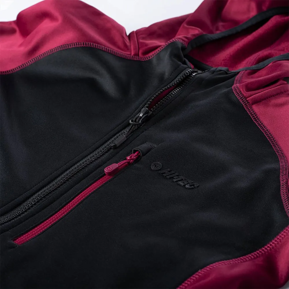 Hi-tec Camila Fleece Mit Durchgehendem Reißverschluss, Beet red / anthracite