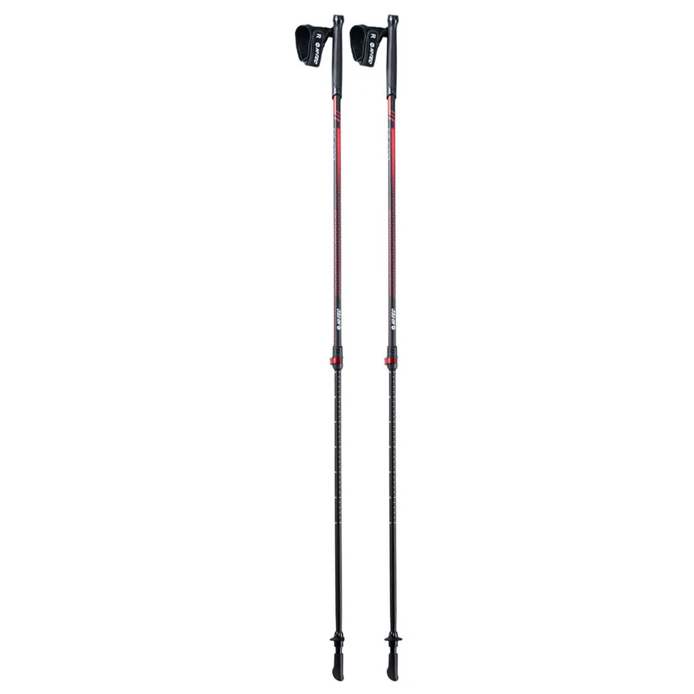 Hi-tec Eclipsis Stöcke, Racin red, 85-135cm Hi-tec Eclipsis Stöcke, Racin red, 85-135cm