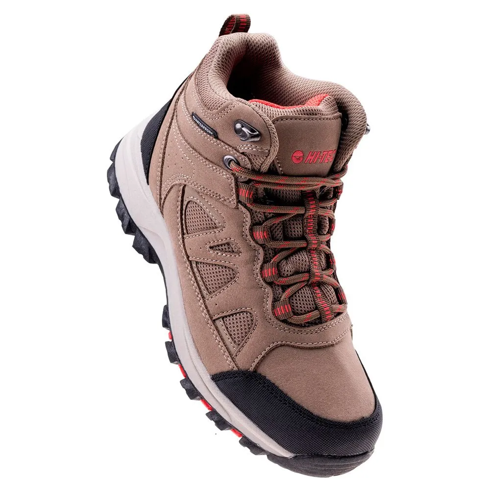 Hi-tec Lamite Mid Wp Wanderstiefel, Smog / sand / watermelon red Hi-tec Lamite Mid Wp Wanderstiefel, Smog / sand / watermelon red