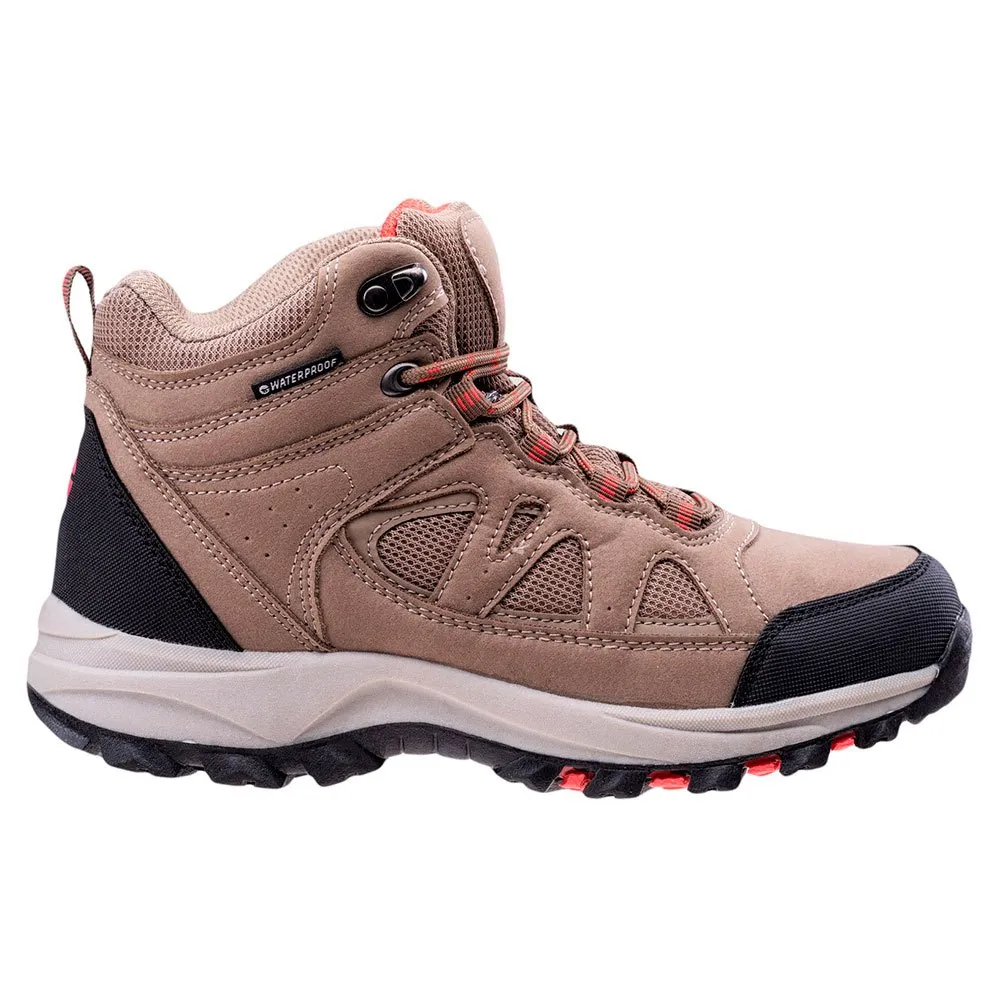 Hi-tec Lamite Mid Wp Wanderstiefel, Smog / sand / watermelon red Hi-tec Lamite Mid Wp Wanderstiefel, Smog / sand / watermelon red