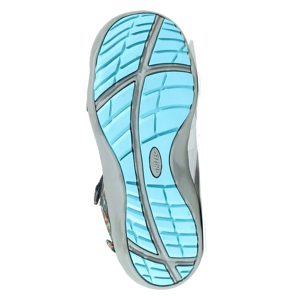 Hi-tec Munda Sandalen, Charcoal / red orange / blue curaã§ao