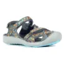 Hi-tec Munda Sandalen, Charcoal / red orange / blue curaã§ao