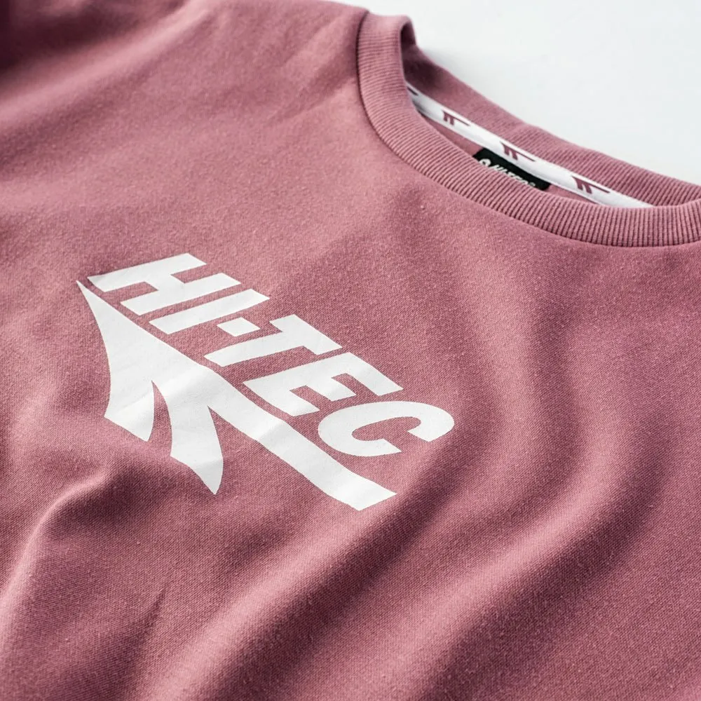 Hi-tec Pere Ii Sweatshirt, Heather rose / white