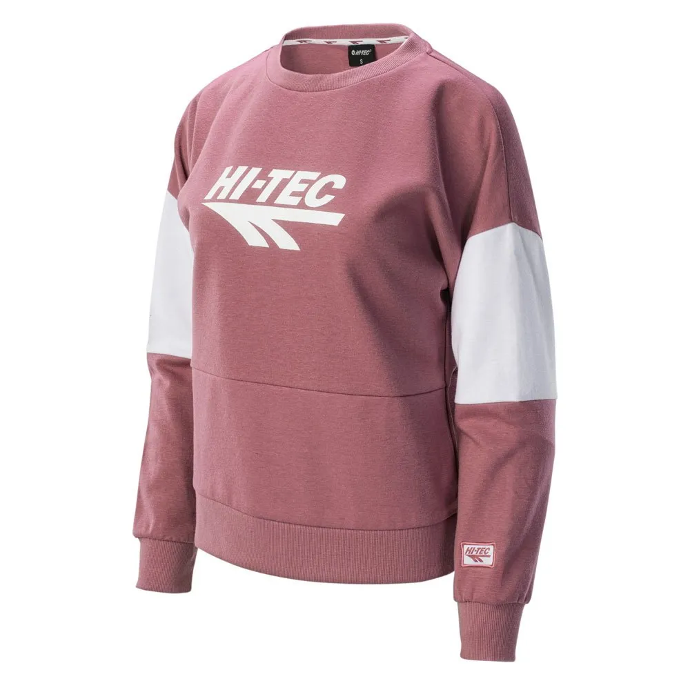 Hi-tec Pere Ii Sweatshirt, Heather rose / white