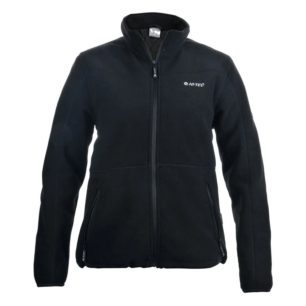 Hi-tec Polaris Fleece Mit Durchgehendem Reißverschluss, Black 2 Hi-tec Polaris Fleece Mit Durchgehendem Reißverschluss, Black 2