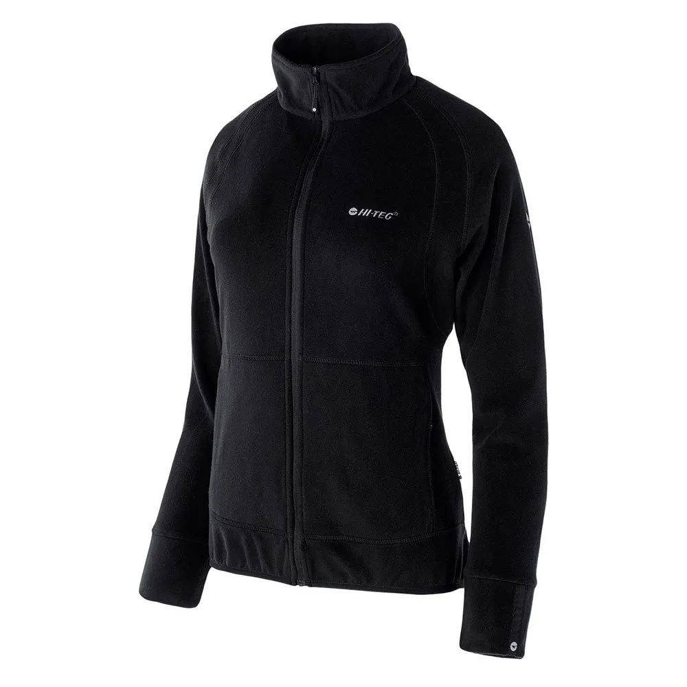 Hi-tec Rani Fleece Mit Durchgehendem Reißverschluss, Black Hi-tec Rani Fleece Mit Durchgehendem Reißverschluss, Black