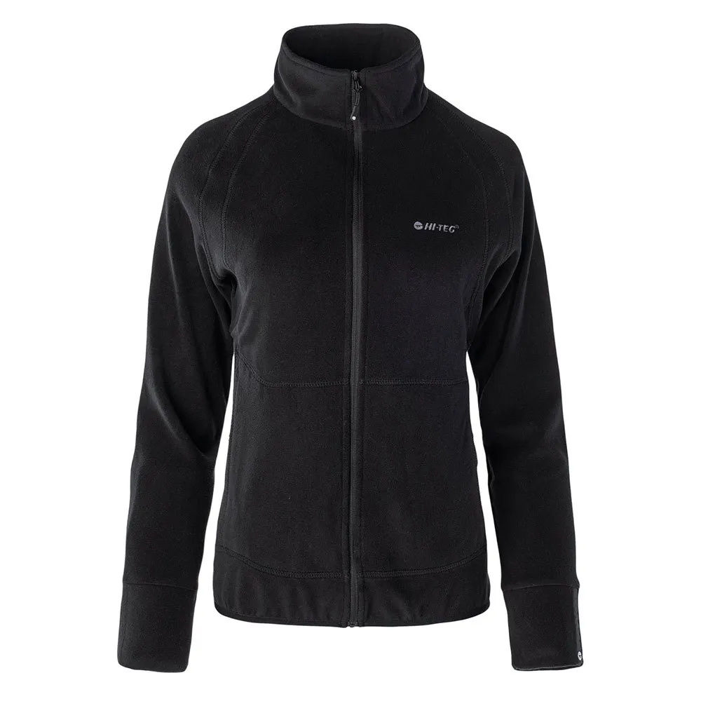 Hi-tec Rani Fleece Mit Durchgehendem Reißverschluss, Black Hi-tec Rani Fleece Mit Durchgehendem Reißverschluss, Black
