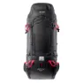 Hi-tec Rock 65l Rucksack, Black / high risk red