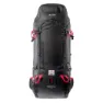 Hi-tec Rock 75l Rucksack, Black / high risk red