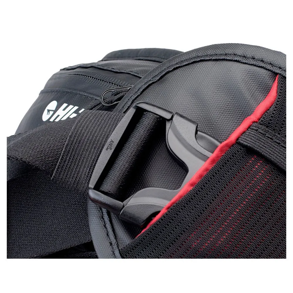 Hi-tec Sudetes Waistpack Gürteltasche, Black / salsa Hi-tec Sudetes Waistpack Gürteltasche, Black / salsa