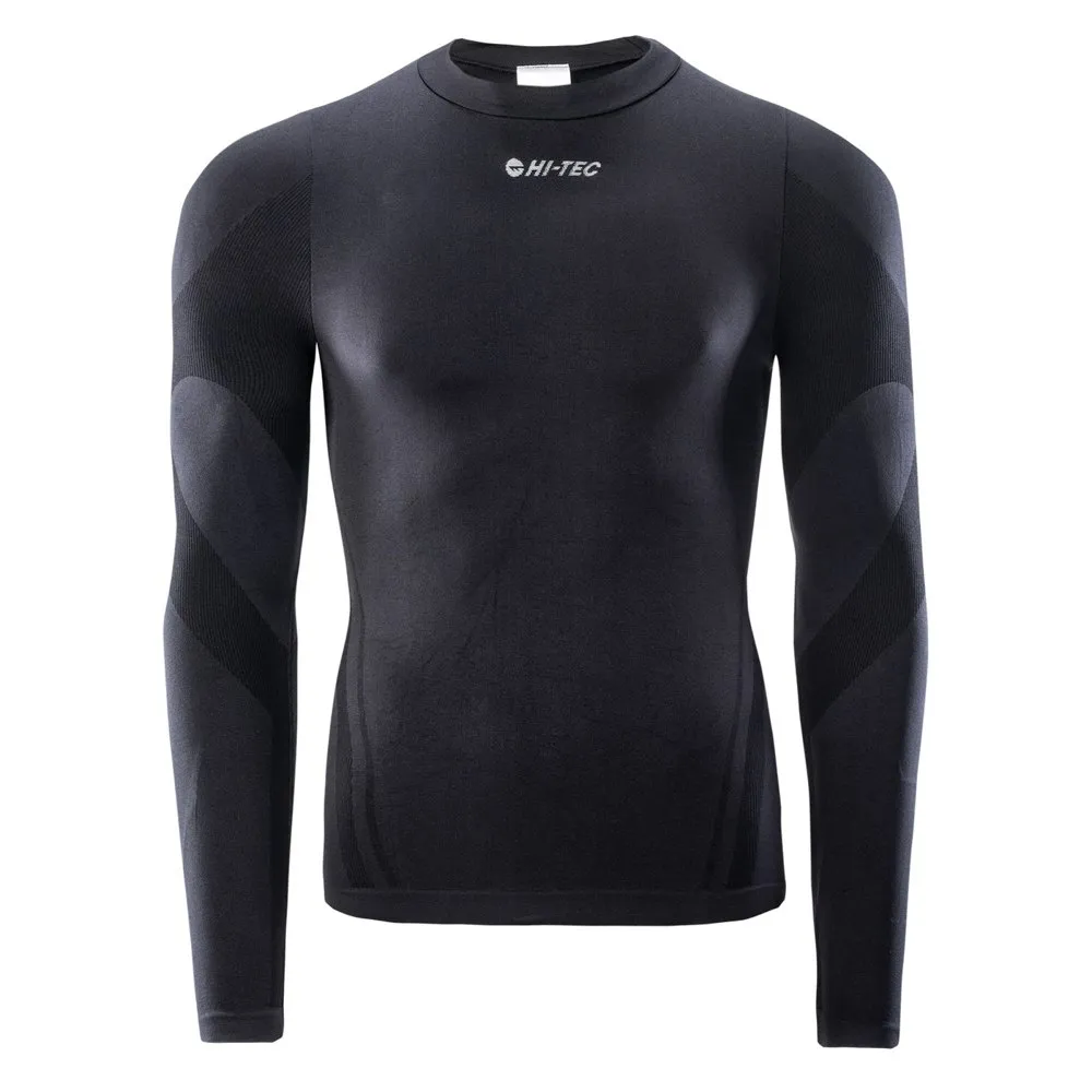 Hi-tec Surim Top Langarm-baselayer, Black