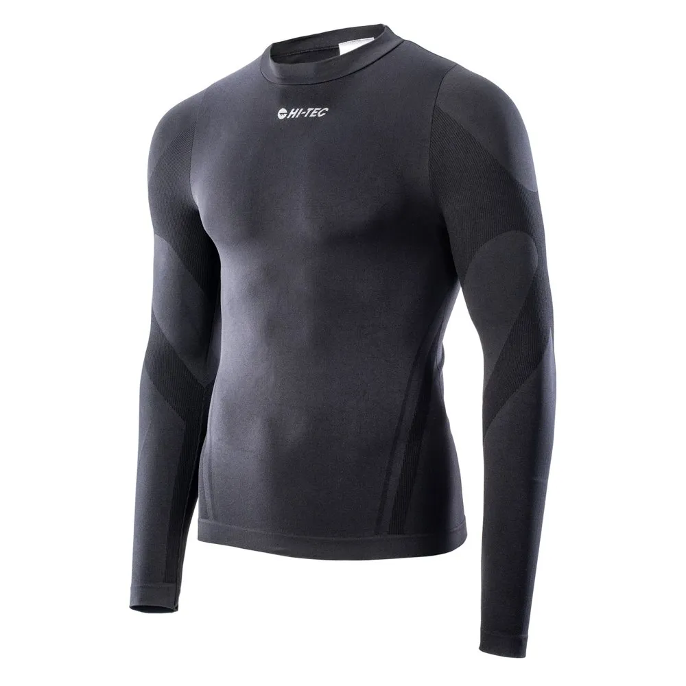 Hi-tec Surim Top Langarm-baselayer, Black