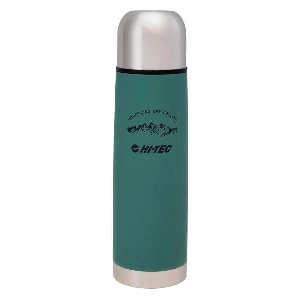 Hi-tec Teros 500ml Thermosflasche, Silver pine / mountains print, One Size Hi-tec Teros 500ml Thermosflasche, Silver pine / mountains print, One Size