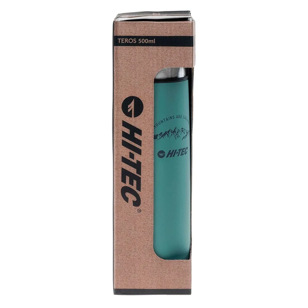 Hi-tec Teros 500ml Thermosflasche, Silver pine / mountains print, One Size Hi-tec Teros 500ml Thermosflasche, Silver pine / mountains print, One Size
